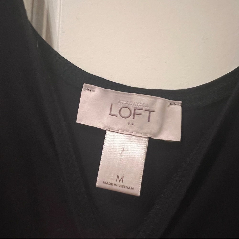 Loft Black & Olive Maxi Dress - Picture 3 of 4